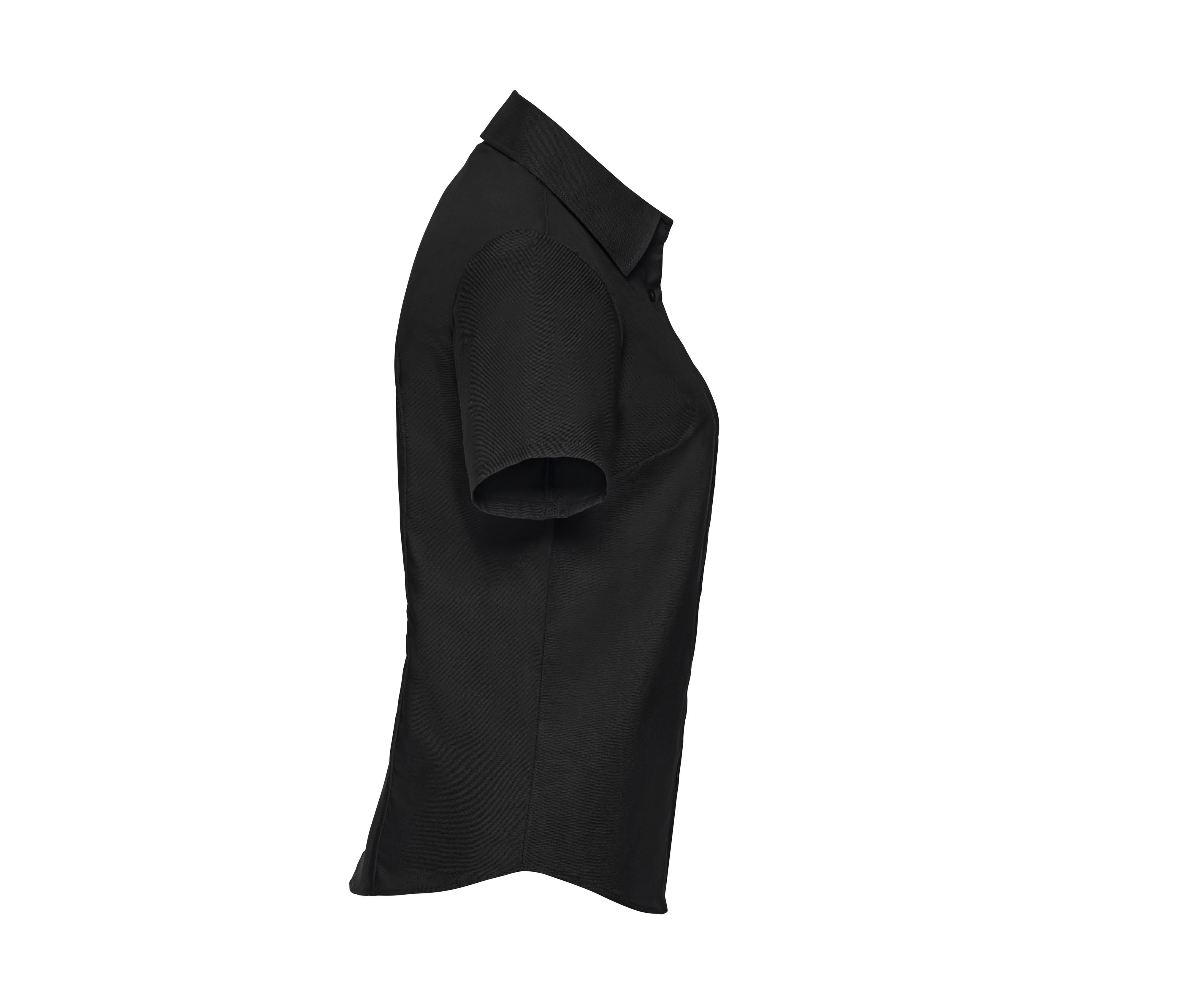 LADIES' SHORT SLEEVE TAILORED OXFORD SHIRT